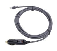 Keenso Câble d'alimentation pour Voiture, 18 AWG, 12 V à 24 V, Cordon d'alimentation pour Allume-Cigare Résistant à l'eau avec Boîtier Extérieur en PVC, pour Mini Antenne