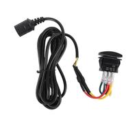 Keenso Câble de Commande Manuelle de Treuil, Interrupteur à Bascule à 3 Broches avec Fil D'extension de 3 Mètres, Conception Anti-poussière pour Voitures UTV 12 V, Véhicules