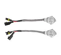 Keenso Câble de Douille de Douille en Aluminium, Support de Lumière, Fil de Base 12V 2,9A, Plug and Play, Anti-poussière, Résistant aux Chocs, pour Ampoules et Ballasts au Xénon D2S D4S