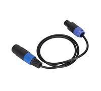 Keenso Câble D'enceintes Premium avec Bouchon Masculin à Femme pour les Applications à Haute Puissance, Adaptées aux Utilisateurs Occasionnels, Cordon PVC de 1 M de Long