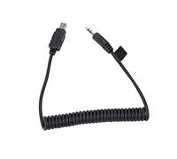 Keenso Câble D'obturation D'appareil Photo MC-DC2 de 0,5 M, Design Compact, pour D7000 D5100 D90, Noir, 2,5 Mm, pour Photos de Groupe, 18 G (3, mm-N3)