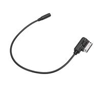 Keenso Câble Femelle MI vers 3,5 Mm, Adaptateur Audio en Métal avec Transmission du Son Transparente pour Classe C E S GLK A CLA 2008 2016