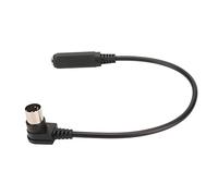 Keenso Câble Premium de 6,35 Mm de 6,35 Mm à 5 Broches MIDI Câble à 90 Degrés Mâles avec Signal Clair pour Les Joueurs du Clavier
