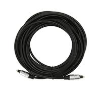 Keenso Câble Sonore Optique Câble Numérique à Fibre Optique Numérique pour Système, Connecteur plaqué or, adapté au Théâtre Domestique, Boîtier en Alliage en Aluminium (5M / 16.4Ft)