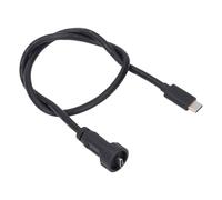 Keenso Câble USB C Mâle à Mâle, étanche IP67, 0,5 M, pour Connectique