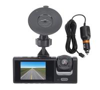 Keenso Caméra de Tableau de Bord pour Voitures, Double Caméra de Tableau de Bord 3 Pouces 1080P HD, Enregistreur de Conduite de Voiture Avant et Intérieur avec Enregistrement en