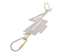 Keenso Camping Lantern Hangle, Randonnée à Double Pince Swivels Hangre pour Camp Light, Porte-Lanterne Cramp Ti Alliage pour la Randonnée de Pêche au Camping