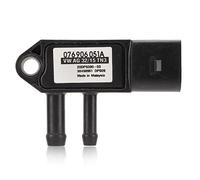 Keenso Capteur de Pression DPF, 076906051A Capteur de Pression Différentielle DPF Connecteur 3 Broches Remplacement pour S4 S6