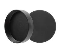 Keenso Capuchon Arrière D'objectif en Alliage D'aluminium à Ajustement Précis pour Monture D'objectif M42, Longue Durée de Vie, 2 Pièces, Essentiel pour Protéger L'objectif, Photographes