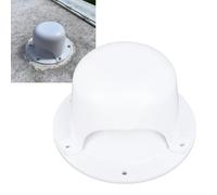 Keenso Capuchon d'aération de Plomberie pour Camping-car, Couvercle d'aération de Toit Résistant aux Odeurs en ABS, Installation Facile pour Remorque, Camping-car et (WHITE)