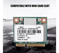 Keenso Card Réseau sans Fil PCI-E Double Bande 2.4g / 5 GHz AR5B22 300Mbps 4.0 pour la Navigation Internet pour Ordinateur Portable