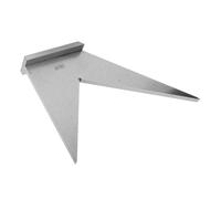 Keenso Carré D'onglet Multi-angle 30 45 90 Outil D'ingénieur Professionnel à 120 Degrés pour une Mesure Précise de L'angle dans la Construction 110x59mm
