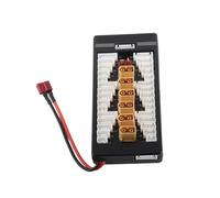 Keenso Carte de Charge Parallèle pour Batteries Lipo, Chargeur d'équilibre 26S avec Prise XT60, Charge 6 Batteries au Lithium Simultanément pour IMAX B6 B8 Un A6 (V1)