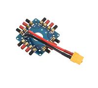 Keenso Carte de Connexion de Carte de Distribution d'alimentation ESC avec Connecteurs Banane XT60 Plug 3.5mm pour Drone RC