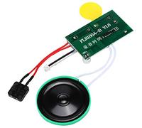 Keenso Carte de Vœux 30s DIY, Puce D'enregistrement Sonore, Capteur de Lumière, Module Vocal pour Artisanat, Boîtes à Bijoux, Jouets pour Enfants (rejoue-Le)