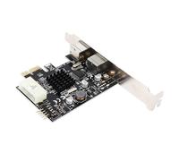 Keenso Carte d'extension Clavier Souris PS/2 PCIe à 2 Ports avec Dissipation Rapide de la Chaleur pour Haute compatibilité PC