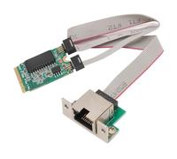 Keenso Carte Réseau Ethernet Gigabit Single Port avec Puce I210AT pour Ordinateurs à Carte Unique avec Emplacement M.2 A + E