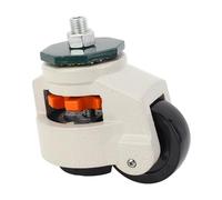 Keenso Caster de File de Filetage 75 Mm Hauteur de la Roue Réglable du Diamètre Extérieur, Rôles Faciles pour Différentes Applications dans des Environnements Industriels