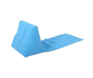 Keenso Chaise de Plage Gonflable, Chaise Longue de Plage Gonflable Floquée en PVC avec Support de 330 LB, 51,18 X 18,5 X 19,69 Pouces, Inclinable Portable pour Camping, Piscine et Jardin