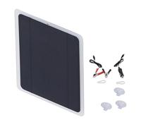 Keenso Chargeur de Panneau Solaire Monocristallin Portable 6 W pour Voiture RV Bateau, Panneau de Cellules Solaires 12 V pour Téléphone Portable, Kit de Charge Extérieur étanche pour éclairage de