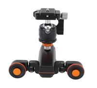 Keenso Chariot de Caméra électrique Rotatif 3 Kg avec Tête Sphérique, Télécommande sans Fil, 3 Vitesses pour Appareils Photo Numériques, Aluminium, pour Vidéastes