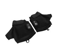 Keenso Chauffants, Fibre de Polyuréthane, Chauffants électriques avec Batterie Rechargeable pour Hommes et Femmes, Chauffe-Mains sans Doigts à écran Tactile pour Les Activités Hivernales