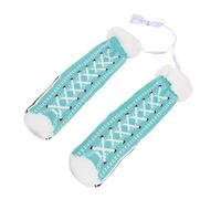 Keenso Chaussettes Chauffe-Pieds électriques, Chaussettes Chauffantes USB, Câble USB Pratique, pour Le Camping de Ski en Intérieur en Hiver (Lac Bleu)