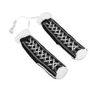 Keenso Chaussettes Chauffe-Pieds électriques, Chaussettes Chauffantes USB, Câble USB Pratique, pour Le Camping de Ski en Intérieur en Hiver (Black)