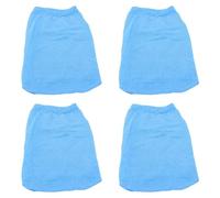 Keenso Chaussettes D'écumage de Piscine, Paquet de 20 Attrape-Cheveux Indéchirables pour Pompe de Piscine, Sacs Filtrants Réutilisables de Grande capacité pour Feuilles et Débris (Bleu 20PCS)