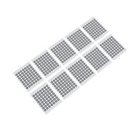 Keenso Chips de Point de Suivi 3D élevés à Haute réflexivité, 10 Feuilles de 6 Mm Marqueurs de Réflexion Diffus pour Un Scan 3D approprié et Un Contrôle de qualité Industriel