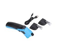 Keenso Ciseaux électriques sans Fil avec Interrupteur de sécurité, pour | Poignée ergonomique pour une coupe facile, batterie rechargeable, fonctionnement basse pression, pour cuir et plastique