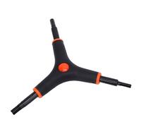 Keenso Clé Hexagonale de Vélo en Forme de Y, Construction en Acier CRV, Trois Tailles pour les Mécaniciens de Réparation de Vélos