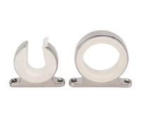 Keenso Clip de Support de Canne à Pêche, Support de Canne à Pêche Horizontal en Acier Inoxydable 316 de Multiple pour Camion Automobile Marin RV