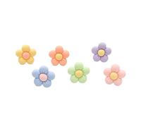 Keenso Clip de Ventilation de Désodorisant de Voiture, 6 Pcs Fleurs Clips de Ventilation de Voiture Belle Fleur Aromathérapie Désodorisant de Voiture Décorations de Ventilation de Voiture