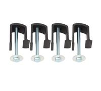 Keenso Coffre de Camion Classeur Aluminium Attaches de Fixation 4 Jeux