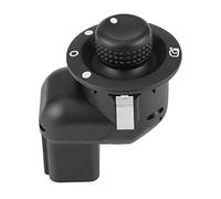 Keenso Commutateur de commande de rétroviseur, bouton poussoir, manuel, noir