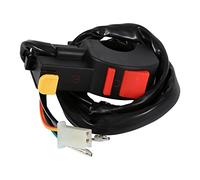 Keenso Commutateur de Démarrage d'Arret, Commutateur de Guidon 7/8" Interrupteur on/Off Bouton de Marche/Arrêt à 4 Voies Interrupteur de Flamme 12V