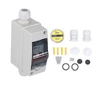 Keenso Commutateur IP65 pour Le Système Solaire -pv 2p Interrupteur de Changement Miniature DC 1000V 20A Excellent Plaque de Revêtement de Matériau PA66 pour Le Système de Production D'énergie