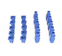 Keenso Connecteur de Câble D'alimentation Léger de la Scène Professionnelle à 3 Broches Plated 3.