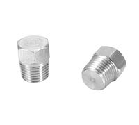 Keenso Connecteur de Tuyaux de Tube en Acier Inoxydable Robus (PT1 / 4 (2pcs))