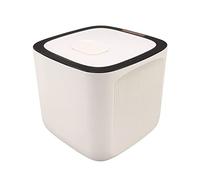 Keenso Conteneur de Stockage de Riz, capacité de 22,0 Livres, PP de qualité Alimentaire pour le Stockage du Riz et des Céréales, Tambour scellé (BLACK)