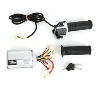 Keenso Contrôleur de Scooter électrique, Brosse de Bicyclettes électriques de Vélos avec la Poignée Multifonctionnelle D'accélérateur de Pouce Ensemble Entier Contrôleur de 36V 1000W