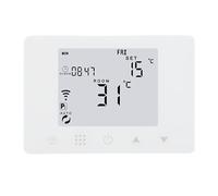 Keenso Contrôleur de Thermostat Intelligent, Expérience Climatique Intérieure Cohérente, Contrôle sans Effort, Thermostat Intelligent, Conception Murale économe en Espace, Connexion WiFi Facile,