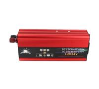 Keenso Convertisseur de Puissance pour Voiture 2000W, 12V à 220V | Boîtier en Aluminium, Résistant à la Rouille, Puissance de Crête de 2000 W, Efficacité de 86 %, Port de Charge USB, Écran
