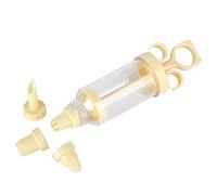 Keenso Cookies Pipe Spray 8 Buses, Biscuits pour un Ensemble de Buse, Formulaire de Presse Facile à Nettoyer, Sain et Durable, Couleur Crème à la Crème + Transparent (【34380】 pistolet de placage à