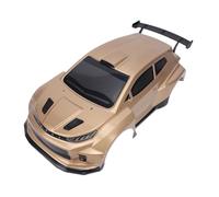 Keenso Coque de Carrosserie de Voiture RC en PVC Drift RC Shell 37,5 X 20 X 12,5 Cm Style de Course Léger Pré-Peint avec Aile Arrière pour Voitures Télécommandées SY1204 1 12 4WD (Gold)