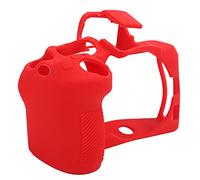 Keenso Coque de Protection en Silicone Anti-Rayures pour Boîtier D'appareil Photo Z50, Coque en Silicone Légère et Durable pour Protection Contre Les Rayures, Adaptée pour Z50 (Rouge)