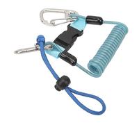 Keenso Corche à Crochet de Plongée, en Acier Inoxydable Flexible Anti-Caméra de Plongée Corde de Caméra de Plongée (Blue)