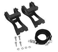 Keenso Courroies de pédale vélo Pinces réglables aux Orteils avec des Faisant du Une Route Montagne pour Bicyclette-Pédale Tripolaire Rotative