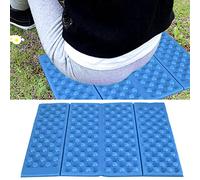 Keenso Coussin de Siège de Stade Pliable en Mousse XPE, 38 X 27 X 1 Cm, Tapis de Siège Compact isolé pour Gradins, Camping, Randonnée, Pique-Nique, Pêche, événements Sportifs (Bleu et Noir)